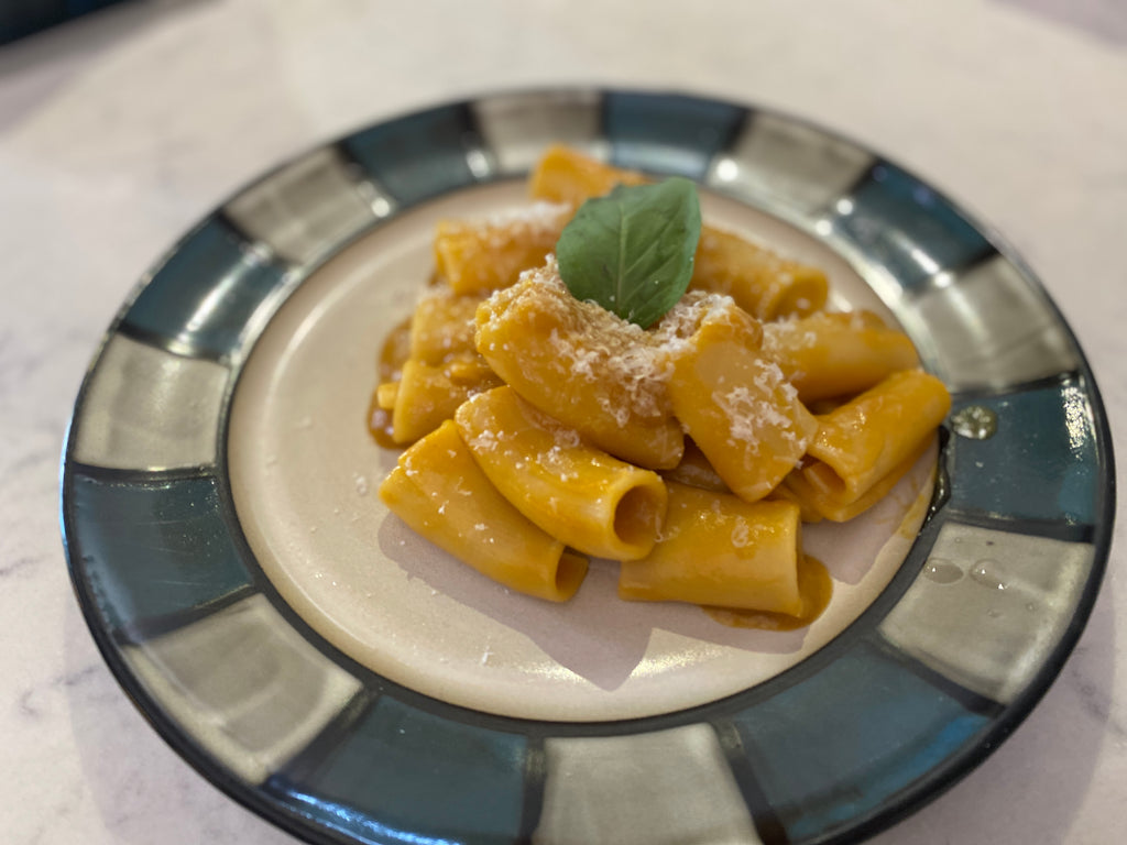 Rigatoni With Yellow Datterino Tomato Purée