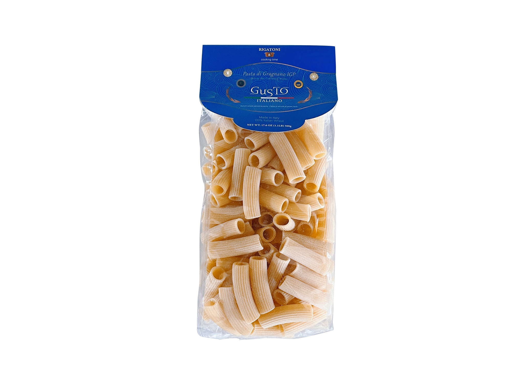 Rigatoni di Gragnano IGP Authentic Italian Pasta Gusto Italiano