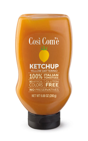 Ketchup Yellow Datterino Tomatoes 100% Italian by Così Com'è - 9.88 oz